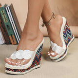 Sandalias Plataforma Quality Winter Wedge Slippers Cute Thick Bottom Platform Sandals
