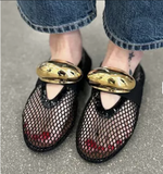 Summer Breathable Cross Strap Fashion Sandales Plate Femmes Mesh Women Flat Sandals for Women