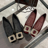 Slipper Loafers Flat Pumps Women's Office Flat Shoes for Ladies