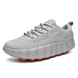 Mens Massage Athletic Shoes Breathable Walking Sneakers Acupressure Recovery Footwear Lightweight Cushioning Non Slip Trainers