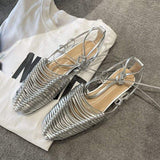 Ankle Strap Zapatos Verano Slides Handmade Rope Trendy Slippers Cute Comfortable Shoe Women's Sandals