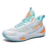 Anti Slip High Top Professional Men Outdoor Sports Sneakers Breathable Blank Mesh Women Basketball Shoes