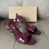Sandales a Talons Fins Pointed-Toe Denim Sandals with Fish-Mouth Cutouts, Hollow Design, Ladies Sexy Stiletto Heels Sandals