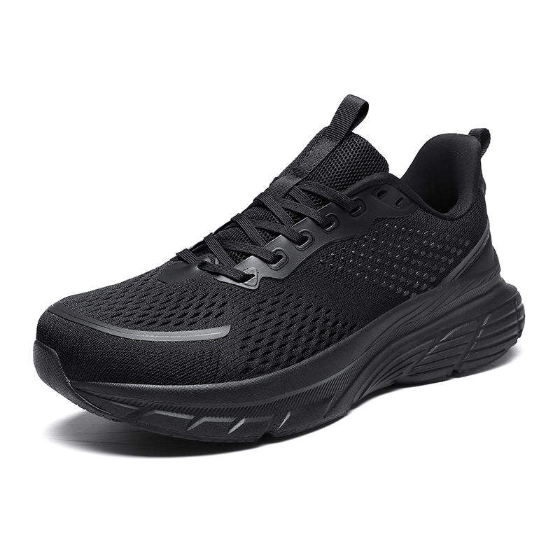Large Size Running Shoes Men Vibrant Yellow Athletic Trainers Lightweight Cushioning Wide Fit Gym Sneakers
