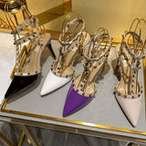 Dropshipping Products 2025 New Product Sandalia Dama Sandals Studded Stilettos Heels for Ladies