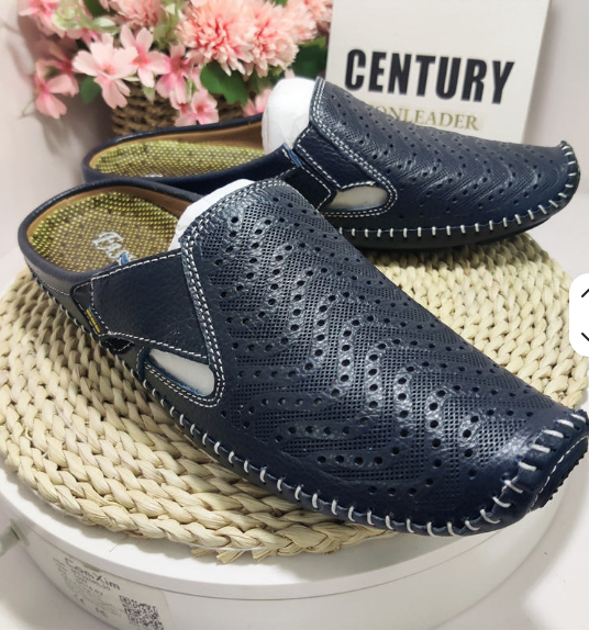 Summer Comfortable Casual Shoes Cool Experience Cowhide Material Good Quality Men Leather Sandals Shoes