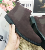 Genuine Leather Boots Fashion High Top Classic Durable Formal Chelsea Boots for Men