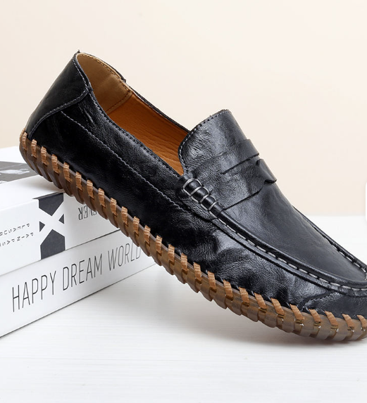 Latest Design Moccasins Walking Casual Loafers Comfortable Cook Original Genuine Leather Shoes for Men
