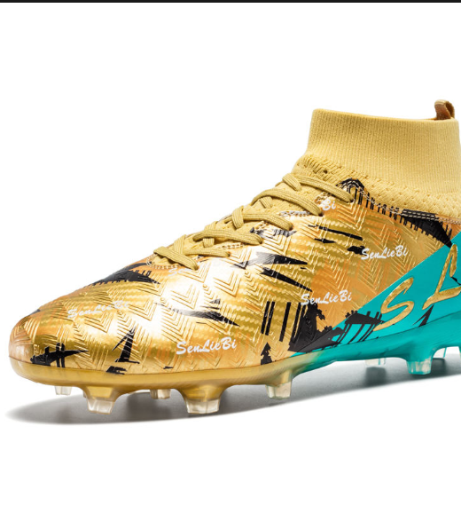 Lightweight Soccer Cleats with Synthetic Upper Knitted Ankle Collar TPU Studs for Firm Ground Speed and Ball Control
