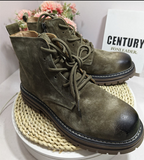 Breathable High-top American Style Retro Men Boots Workwear Genuine Leather Trendy Winter Boots
