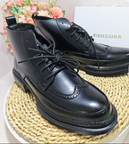 Black Brown Color Fashion Designers Lace up High Top Other Ankle Boots for Men