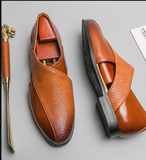 Size 38-47 Summer Casual Shoes Comfortable PU Leather Slip on Goes With Everything Men Dress Shoes