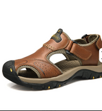 High Performance Good Quality Durable Summer Fashion Full Grain Genuine Leather Sandals for Men