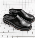 Handsome Quality Men Casual Formal Half Dress Shoes Classic Design Good Looking Durable Outdoor Slip on