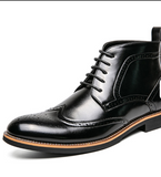 Lace up Other Boots Comfortable Design Gentlemen Footwear High Top Men Classy Boots