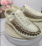 Men's Summer Beach Shoes Sandals Anti Slip Rubber Fashion Leisure Black Red White Mesh Sandals for Men