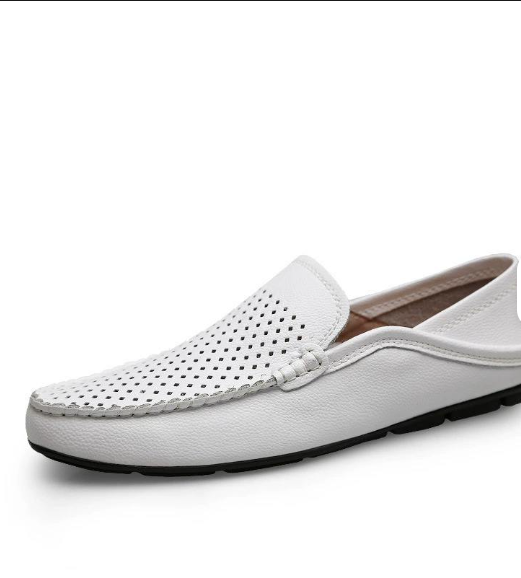 Breathable Handmade Men's Moccasins: Lightweight Genuine Leather Good Quality with Cloud Comfort Tech