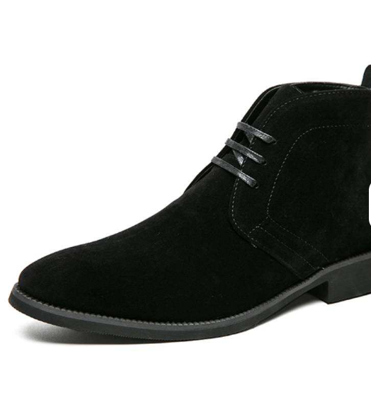 All Seasons Usable Faux Suede Leather Boots Summer Casual Leisure Handsome Dress Shoes Winter Men Snow Boots