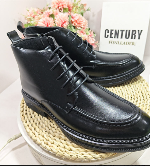 High Ankle Designers Hot Selling Lace up Comfortable Wedding Shoes Elegant Pointed Toe Classic Men Ankle Boots