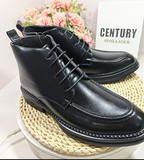 High Ankle Designers Hot Selling Lace up Comfortable Wedding Shoes Elegant Pointed Toe Classic Men Ankle Boots