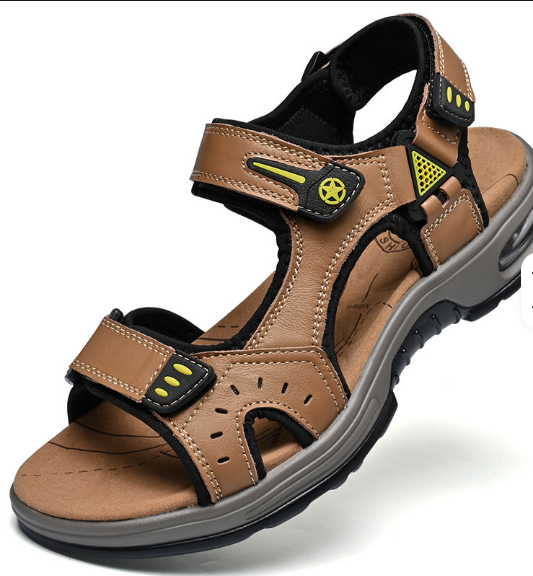 Summer Sandals Comfortable Fashion Design Durable Genuine Leather Sandals for Men