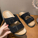 Hot Selling Open Toe Buckle Sandales Femmes Comfortable Women Sandals