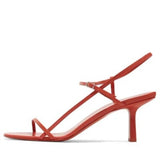 Sandale a Talons Slingback Back Summer Trendy 2024 Low Sandals Women Heels for Ladies