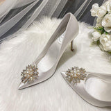 Trendy Shiny Gold Summer Fashion Slipper Open Toe Gold Fashion Heels for Women