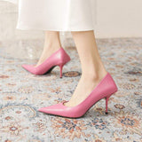 Luxury Designer Mules Style Pointed Cover Toe High Slipper Women Heels 2025