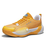 Men Basketball Shoes Breathable Mesh Low Top Non Slip Durable Shock Absorbing Sneakers for Indoor Outdoor Training
