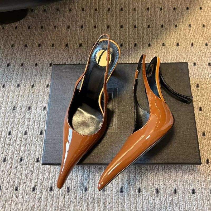 Factory Wholesale Private Label Trendy Kitten High Heel Sandals Slides Mules Heels Shoes Women
