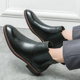 Latest Design High Ankle Fashion Boots Classy Brown Breathable Dress Shoes Other Men Boots