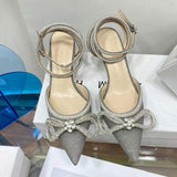 Bling Sequin Material Unique Luxury Pumps Femmes Rhinestone Ladies 2025 Heels for Women