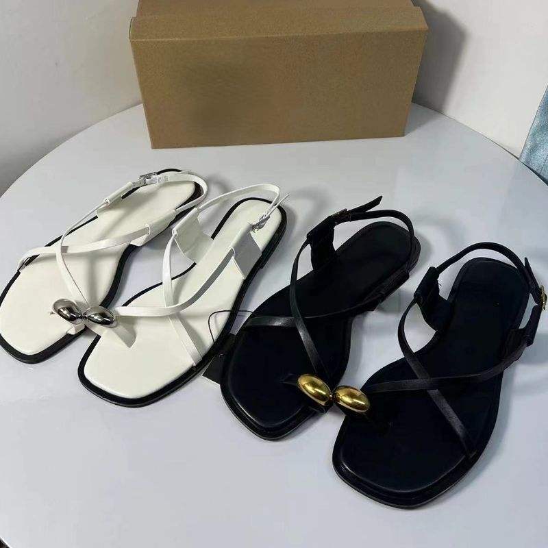 Summer Sandalias De Verano Gold Cute Trending Slipper Slides Footwear Ladies Sandals