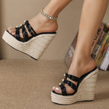 Chaussure Femme Casual Shoes Summer Wedge Platform Sandals