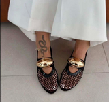Summer Breathable Cross Strap Fashion Sandales Plate Femmes Mesh Women Flat Sandals for Women