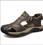 High Performance Good Quality Durable Summer Fashion Full Grain Genuine Leather Sandals for Men
