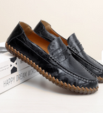 Latest Design Moccasins Walking Casual Loafers Comfortable Cook Original Genuine Leather Shoes for Men