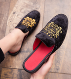Latest Design Faux Suede Slip on Loafers Summer Slippers Comfortable Fashion Men Casual Shoes