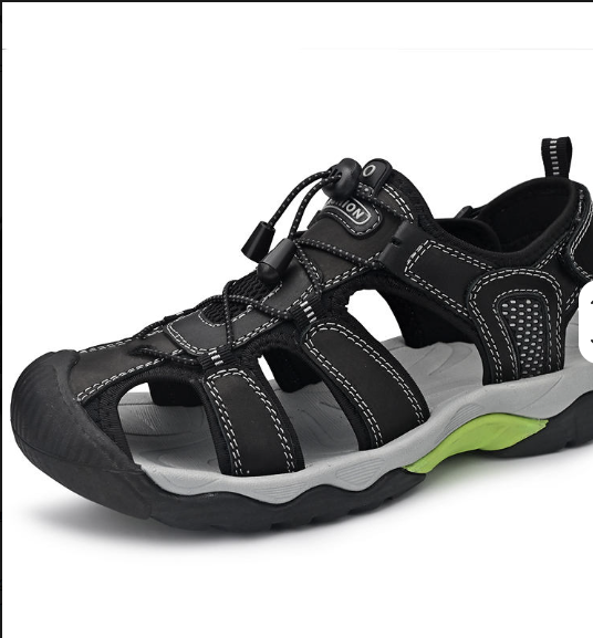 Summer Sandals Casual Shoes Genuine Leather Upper High Performance Breathable Beach Fun Men Leather Sandals Shoes