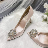 Trendy Shiny Gold Summer Fashion Slipper Open Toe Gold Fashion Heels for Women
