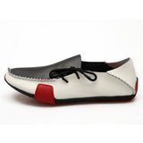 Classic Design Stitch Cowhide Leather Comfortable Lightweight Men Real Leather Moccasin Casual Dress Shoes