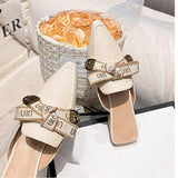 2.5CM New Color Elegante Chaussures Femmes Low Mules Loafer Women low Heels