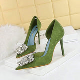 New Style Chaussures De Dames Spiked Stiletto Pointed Toe Shoes 2025 Office Heels Women's Pumps