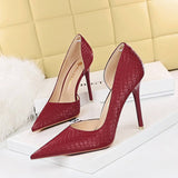 Slides Fashion Chaussures Femmes Beautiful Fashion Point Toe Sandals Heels for Ladies