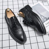 Lace up Men Brogue Shoes Fashion Classic Designers Good Quality Dress Shoes Oxfords for Men