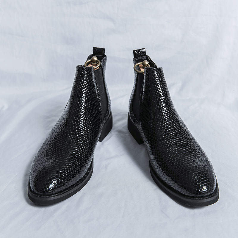 Pointed Toe Fashion Breathable Dress Shoes Comfortable Classy Chelsea Boots
