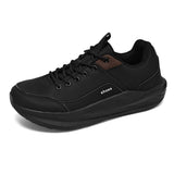 Wide Toe Box Running Shoes for Men Plus Big Size Comfortable Walking Sneakers Leather Athletic Gym Training Footwear