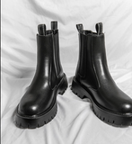 Thick Sole Height Increasing High Top Summer Winter Snow Boots Men Chelsea Boots