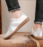 Unisex Male Female Casual Walking Style Shoes Comfortable Lightweight Good Quality Leather White Shoes